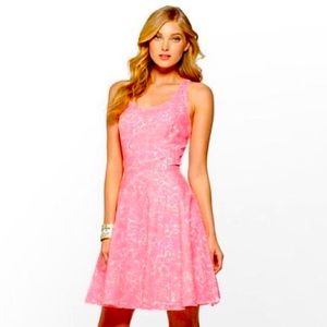 Lilly Pulitzer cosmo pink neon Zo dress
